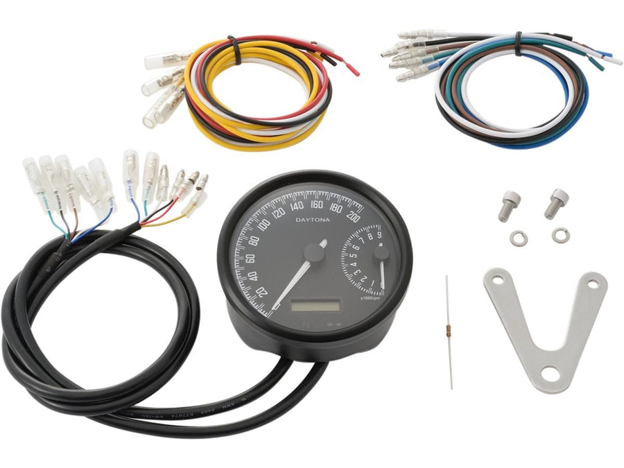 Harley Davidson Sportster [1986-2013]-Velona-W Tachometer, speed scale: