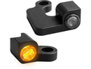 Harley Davidson Sportster [2004-2013]-Nano Series Led Blinker Black Anodized-2
