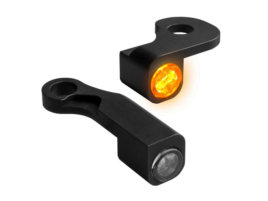 Harley Davidson Softail [2015-2017]-Nano series Led Blinker Black Anodized