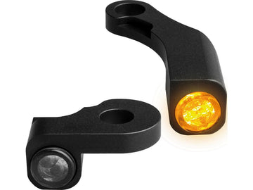 Harley Davidson Softail Note [2018-2024]-Nano Series Led Blinker Black - 0