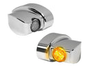 Harley Davidson Sportster [1993-2020]-Nano series Winglet Led Blinker Chroma Rauch-1