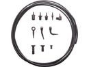 Harley Davidson Flhr [1994-2003]-Econoline brake pipe stainless steel clear-3
