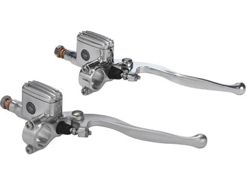 Harley Davidson Softail [1984-2010]-Classic brake cylinder kit made of polished