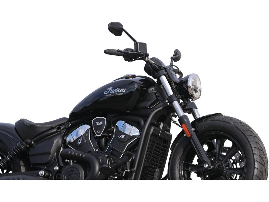 Harley Davidson Indian Scout [2025-2025]-Lateral V-covers black anodized