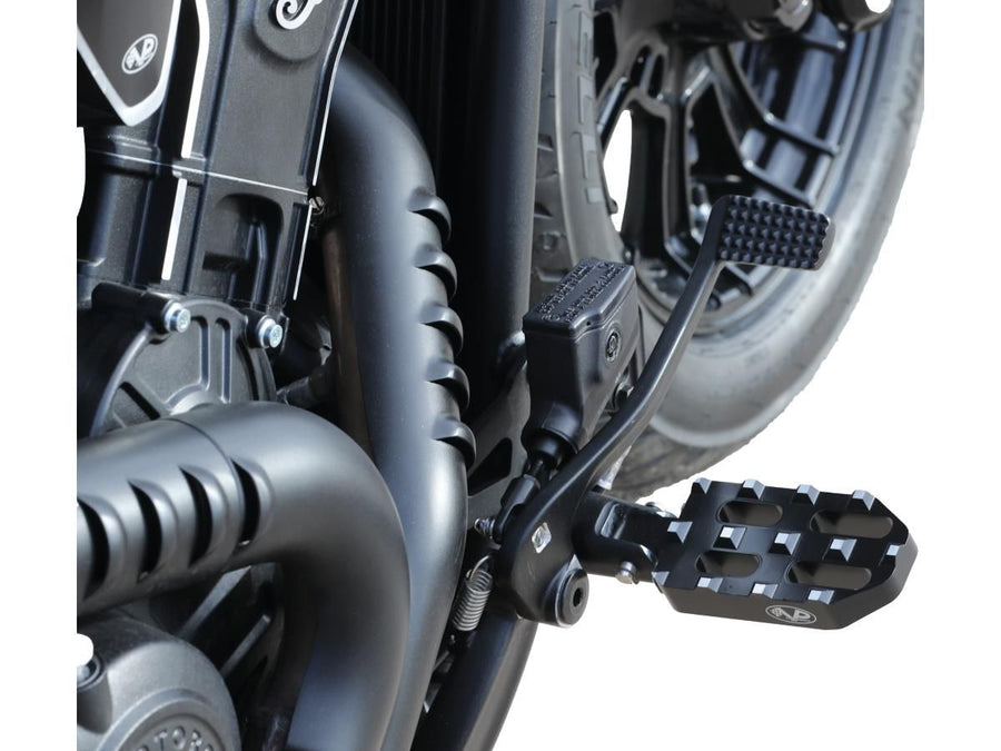 Harley Davidson Indian Scout [2025-2025]-Pilot Twin Footrest Set Black