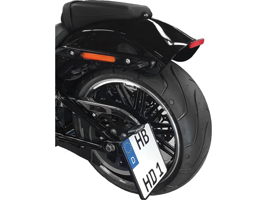 Harley Davidson FXSBSE [2013-2014]-side assembly license plate holder KIT German