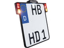 Harley Davidson-All-Inn 2.0 license plate holder base plate with-12