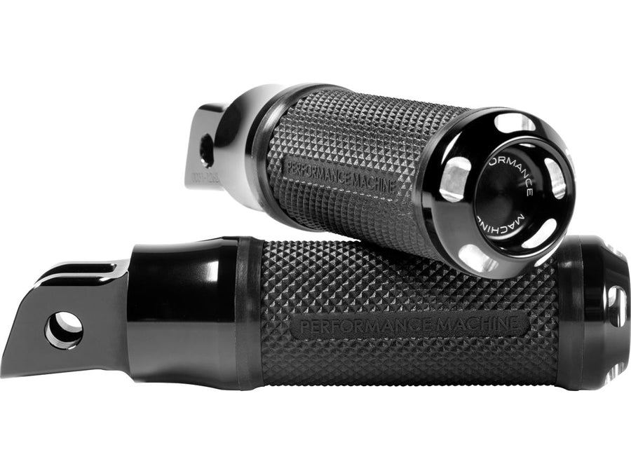 Harley Davidson Softail [2018-2025]-Apex Rider Footrests Black, Anodized