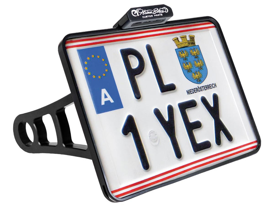 Harley Davidson Dyna [1991-2005]-side assembly license plate holder kit