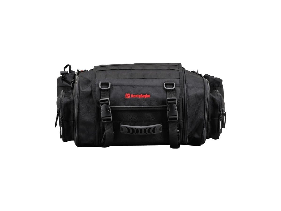 Harley Davidson - expandable seat pocket with variable volume of 20 - 26 l black
