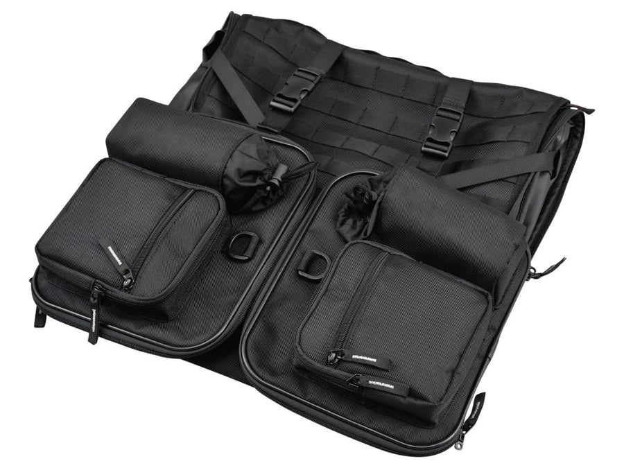 Harley Davidson - expandable seat pocket with variable volume of 33 - 42 l black