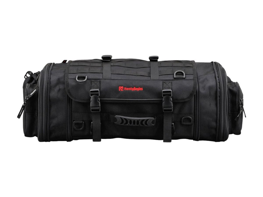 Harley Davidson - expandable seat pocket with variable volume of 33 - 42 l black