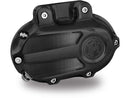 Harley Davidson Dyna [2006-2017]-Scallop gear-side cover Black Ops-1