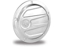 Harley Davidson Softail [2000-2017]-Scallop derby cover Chrom-3