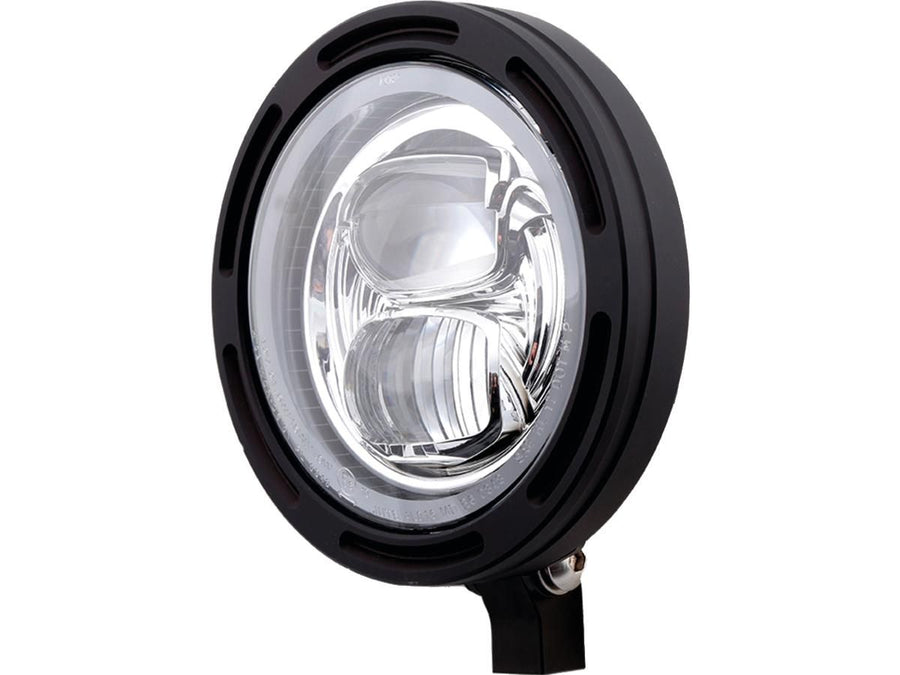Harley Davidson-Frame-R2 Type 7 LED 5 3/4 "headlights installed black LED below