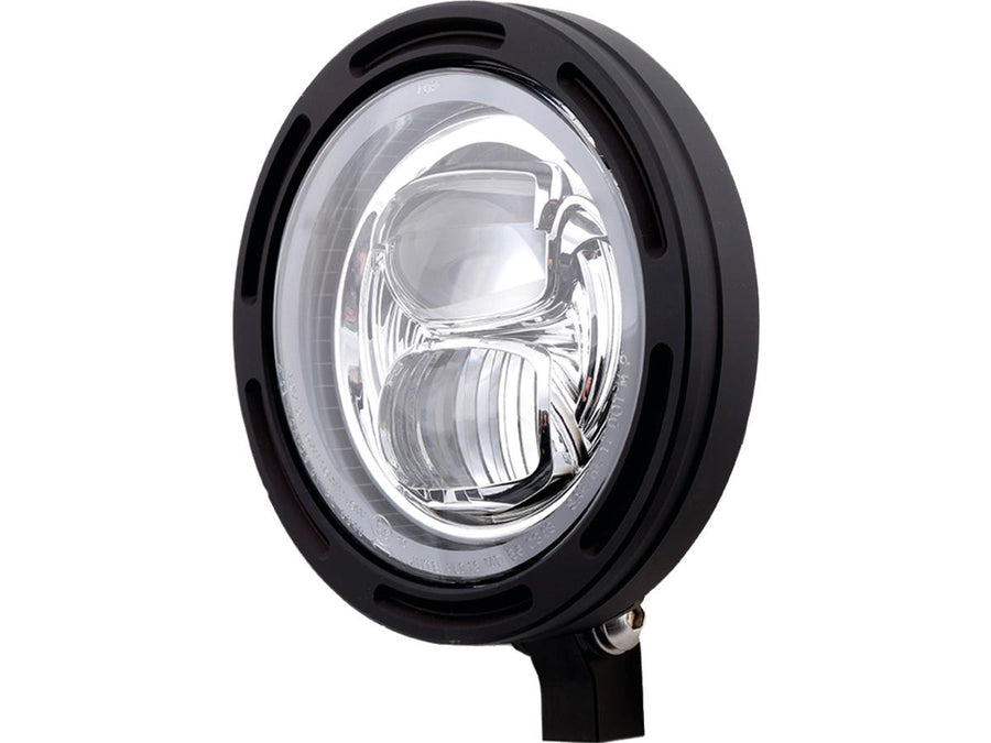 Harley Davidson-Frame-R2 Type 7 LED 5 3/4 "headlights installed black LED below