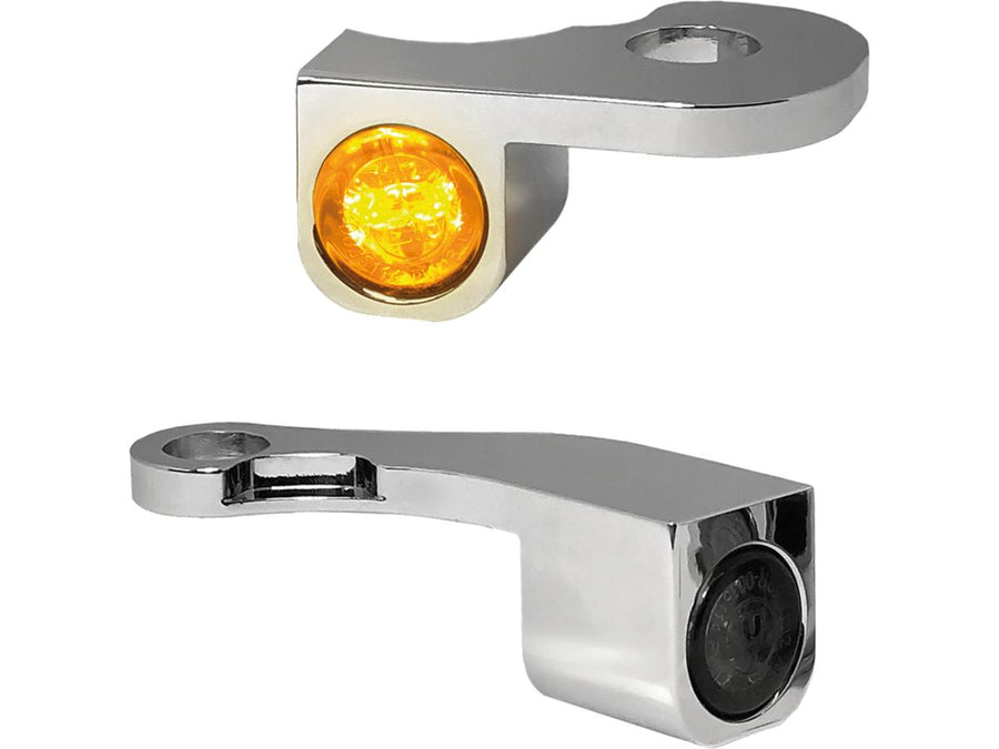 Harley Davidson Touring [2021-2024]-Nano Series LED blinker Chrome Rauch Led
