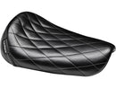 Harley Davidson Sportster [1982-2003]-Bare Bones Solo Seat Diamond Stitch Schwarzes-3