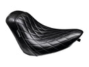 Harley Davidson Fxstdi [2001-2006]-Bare Bones Solo Seat Diamond Stitch Schwarzes-1