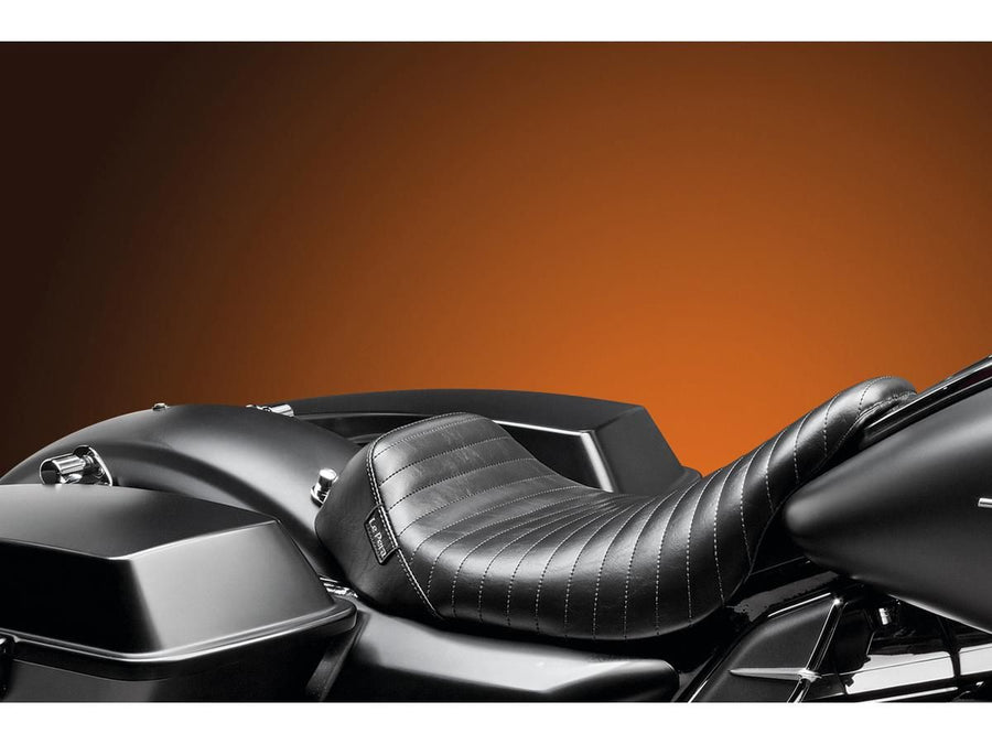 Harley Davidson Touring [2002-2007]-Bare Bones Solo Seat Folded Seam
