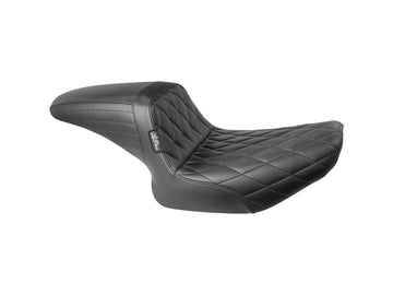 Harley Davidson FLFBS 114 [2018-2020]-Kickflip seat diamond stuffing black vinyl
