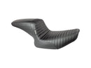 Harley Davidson Fxlrs [2020-2025]-Kickflip seat folded seam of black vinyl-1