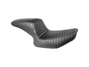 Harley Davidson Fxlrs [2020-2025]-Kickflip seat folded seam of black vinyl-3
