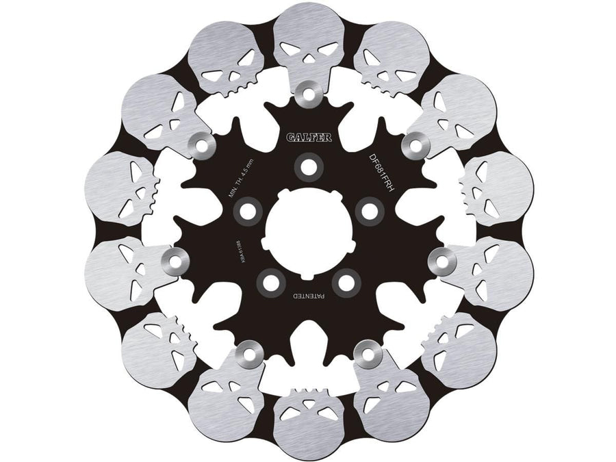Harley Davidson Sportster [2000-2010]-Totenkopf wave floating brake disc