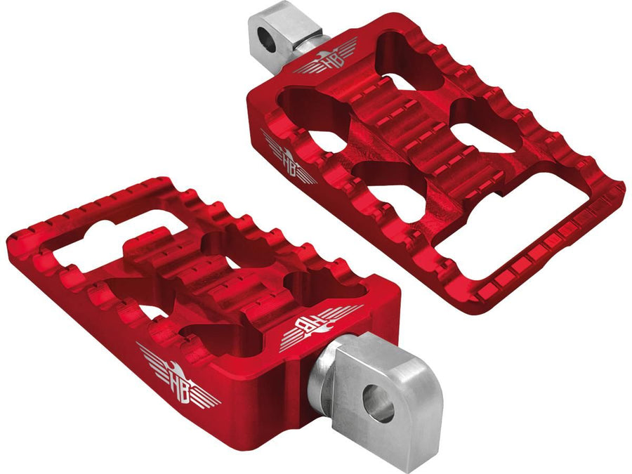 Harley Davidson Softail [2018-2025]-MX V1 Pediatry footrest red anodized