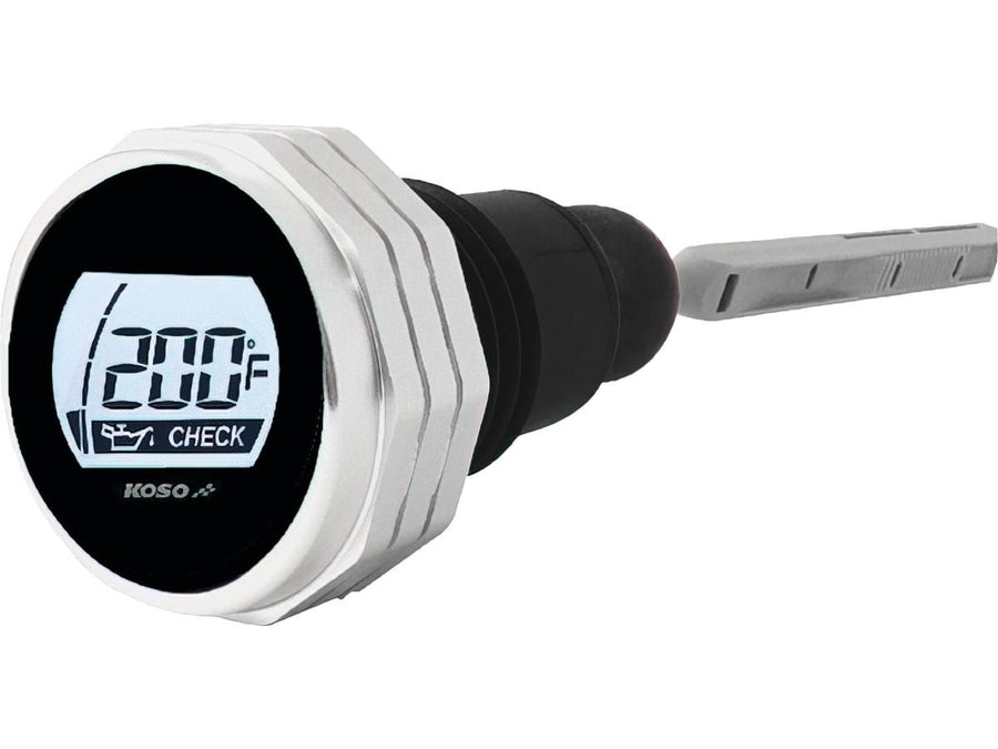 Harley Davidson Touring [2017-2024]-Temperature LCD oil measuring rod silver