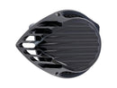 Harley Davidson Softail [2016-2017]-ribbed air filter black anodized-1