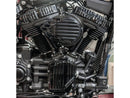 Harley Davidson Softail [2016-2017]-ribbed air filter black anodized-6