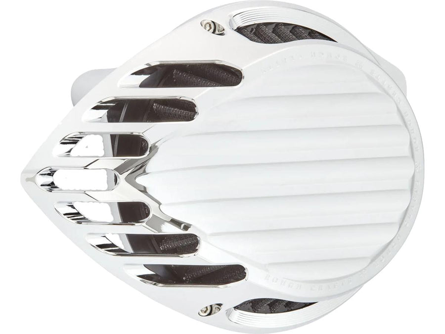 Harley Davidson Dyna [2000-2017]-chrome-plated lamella air filter