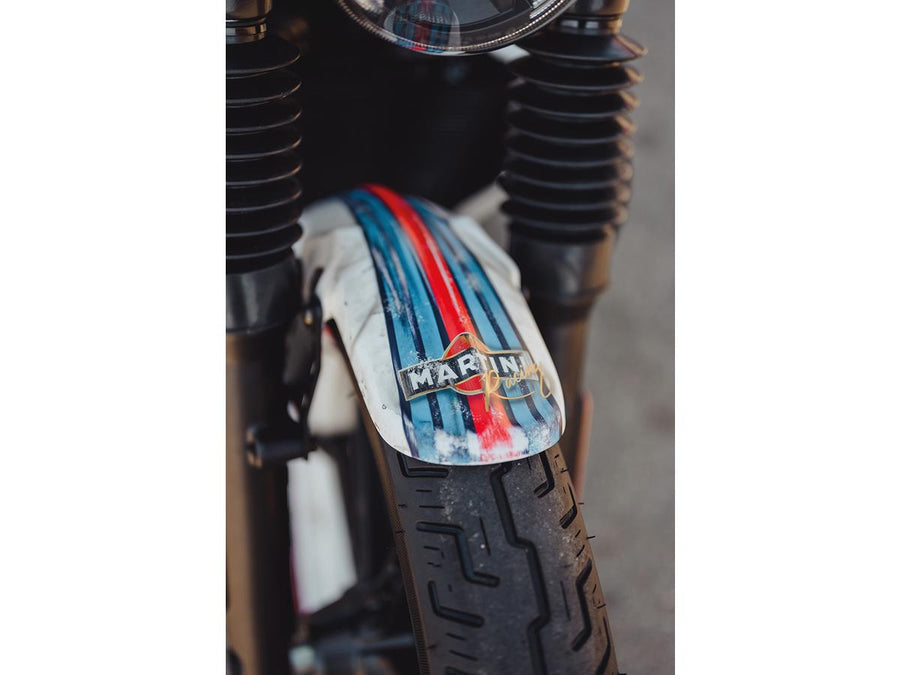 Harley Davidson Nightster Rh975 [2022-2024]-Old School front wheel protection sheet black