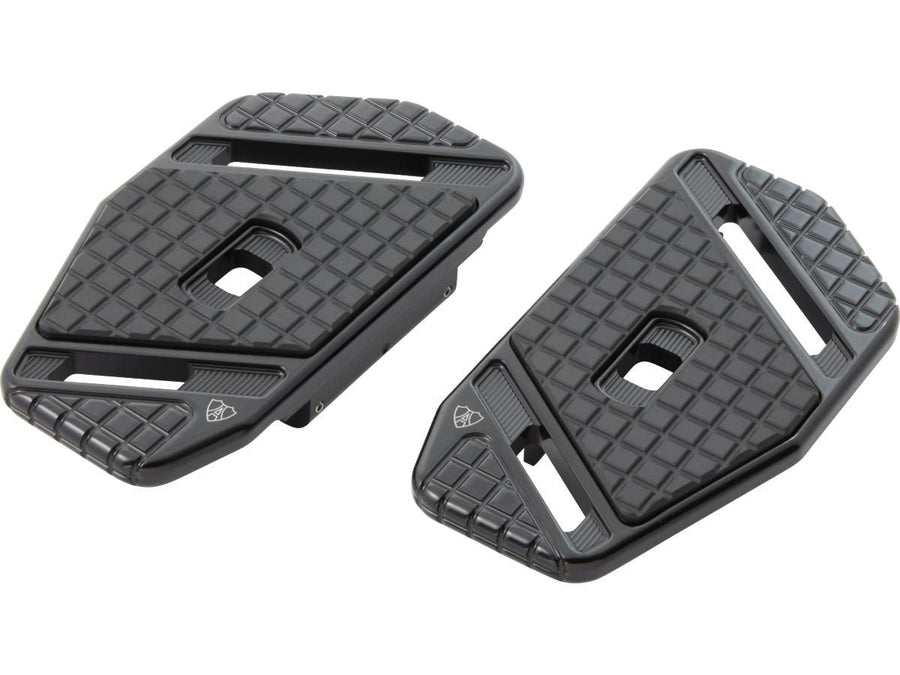 Harley Davidson Touring [1985-2025]-Speedliner Pediatric Food boards black anodized