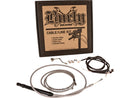 Harley Davidson Flhrxs [2021-2025]-18 "Gorilla bar cable set stainless steel clear-3
