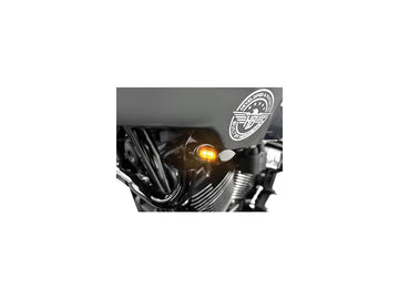 Harley Davidson Fxlrst [2022-2025]-Micro ST Series LED blinker, anodized black - 0