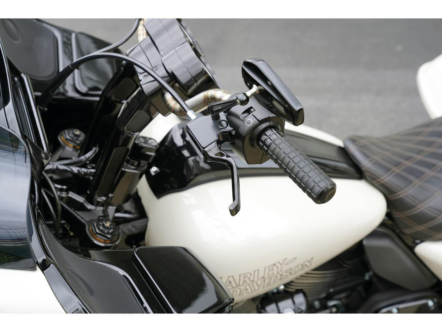 Harley Davidson Touring [2008-2013]-Method hand lever black anodized cable coupling