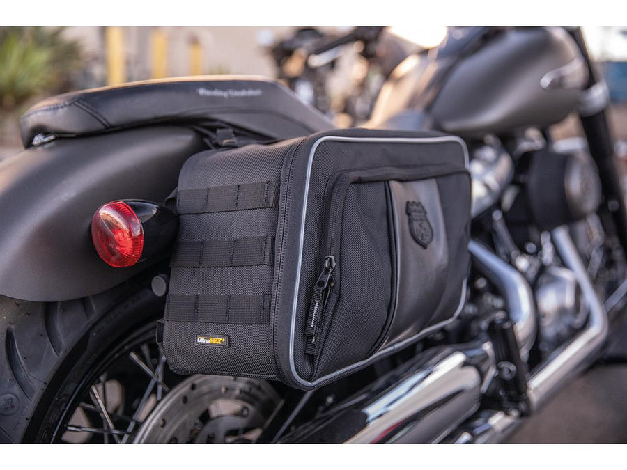 Harley Davidson Softail [2000-2017]-Route 1 Road Trip saddlebags black