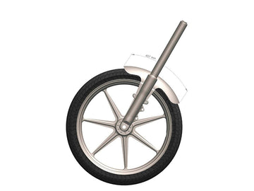 Harley Davidson FLFB [2018-2020]-steel front wheel protection sheet for Softail models for - 0