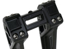 Harley Davidson Sportster [1985-2020]-8 "Universal Fastback Risers black anodized-2