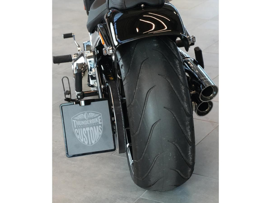 Harley Davidson Softail [2018-2024]-medium-sized license plate holder per side assembly
