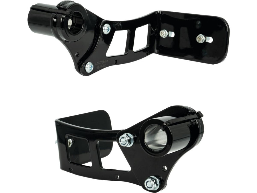 Harley Davidson Softail [2018-2024]-medium-sized license plate holder per side assembly