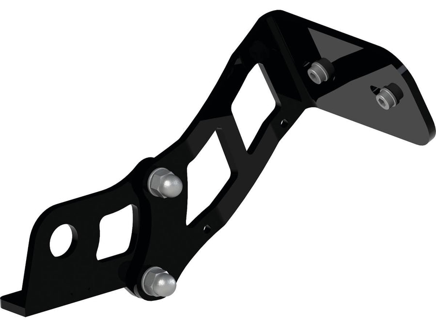 Harley Davidson Dyna [2006-2007]-Middle Pro lateral license plate holder black