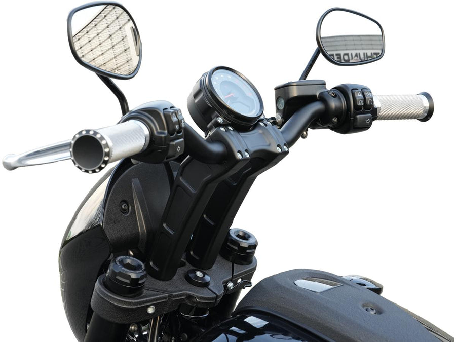 Harley Davidson Fxlrs [2022-2025]-Clubstyle Riser Kit Höhe: 9 ", for 1 1/4" handlebar