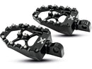 Harley Davidson Sportster [1991-2020]-MX Evolution Footrests Black Anodized-4