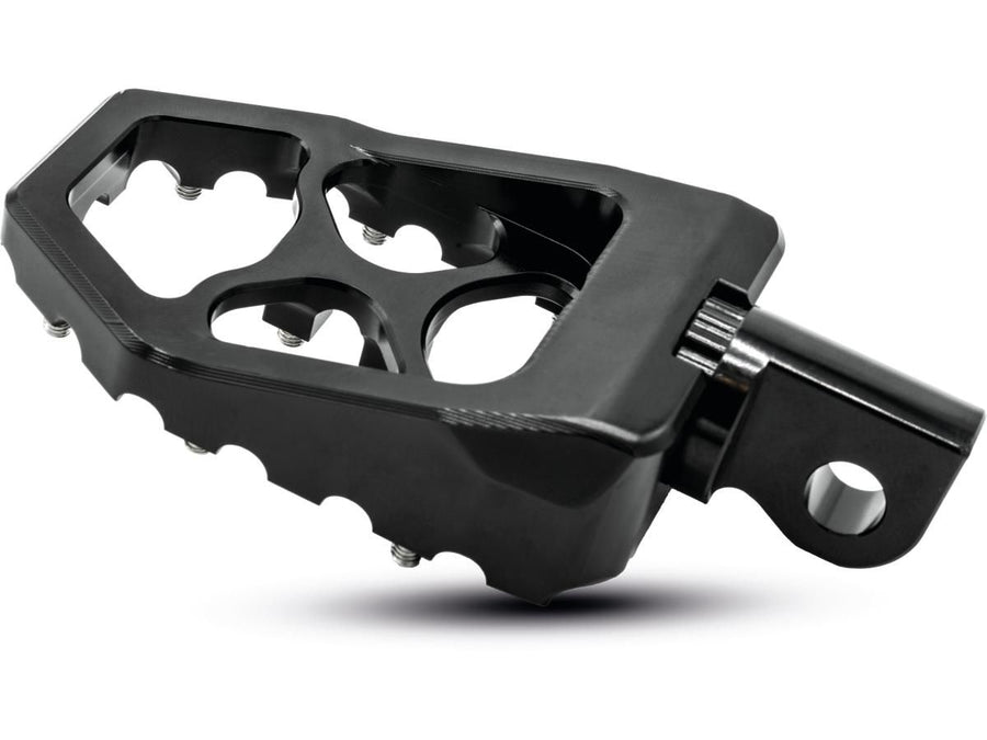 Harley Davidson Sportster [1991-2020]-MX Evolution Footrests Black Anodized