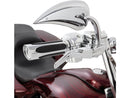 Harley Davidson Flhxse [2023-2025]-Deep Cut Comfort handles Chrome 1 "Gas train by wire-2