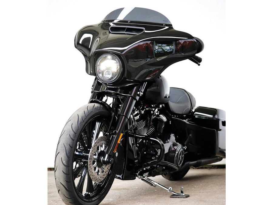 Harley Davidson Flhrxs [2021-2025]-Custom Chin cladding gloss black black