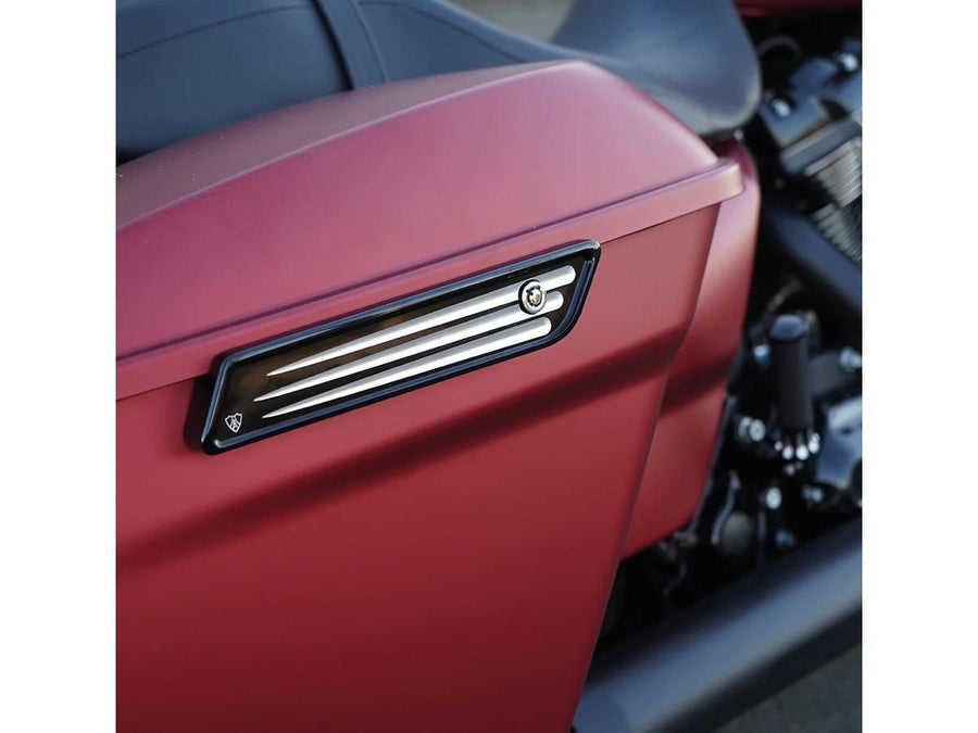 Harley Davidson Touring [2014-2024]-Deep cut saddle pocket lock covers